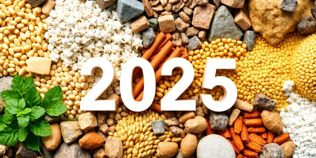 Vielfalt an Rohstoffen zur Investition in 2025.
