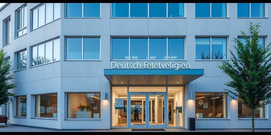 Gebäude der Deutschen Rentenversicherung Knappschaft-Bahn-See.